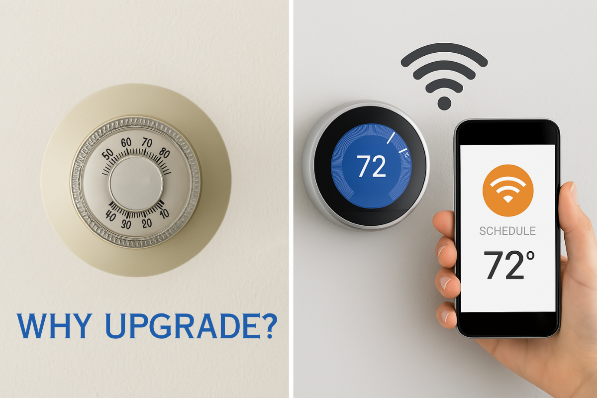 A smart thermostat takes the guesswork out of climate control by automatically adjusting based on your schedule and preferences.